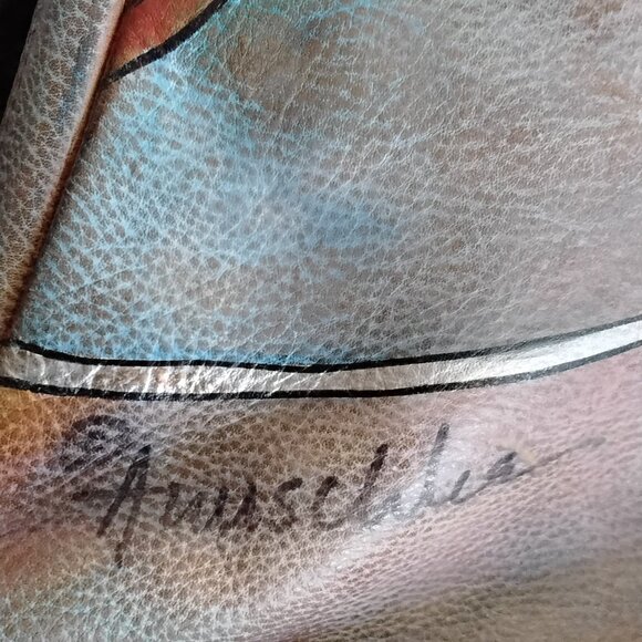 Anuschka leather multicolored purse pre owned - Picture 11 of 12